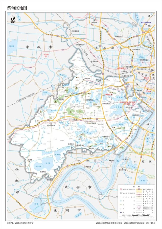 武汉市地图高清原文件可添加文末选房师微信索取地图可点击放大查看