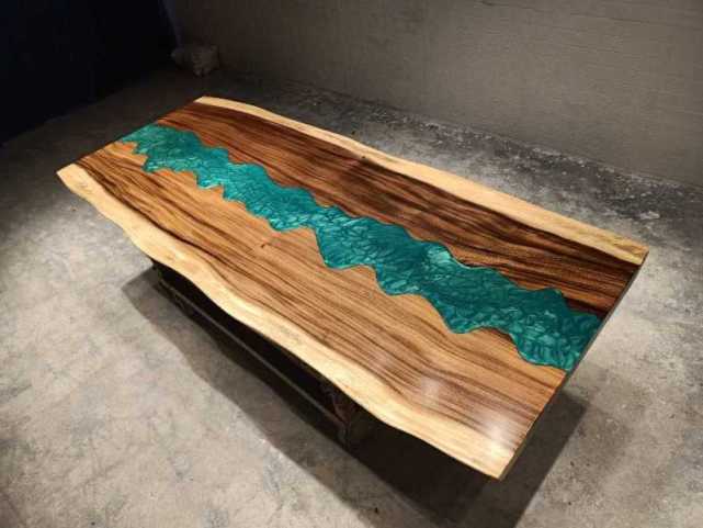 制作树脂大板茶桌的浇铸树脂或桌面环氧树脂都有什么