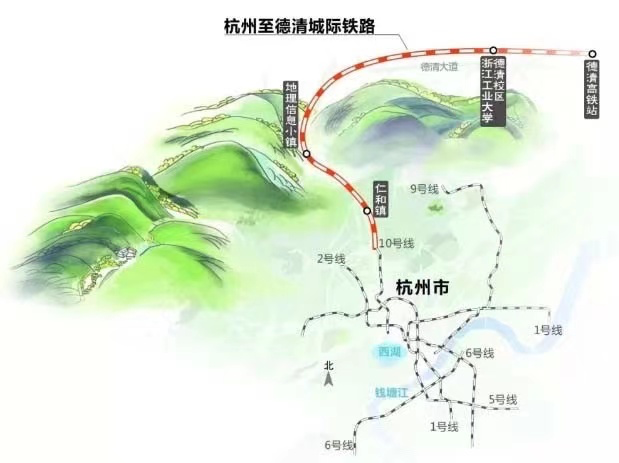 浙江湖州多条高铁城铁在建或完成工