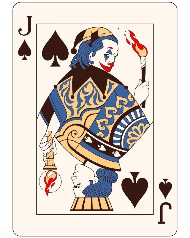 扑克牌还可以这样画的你知道吗