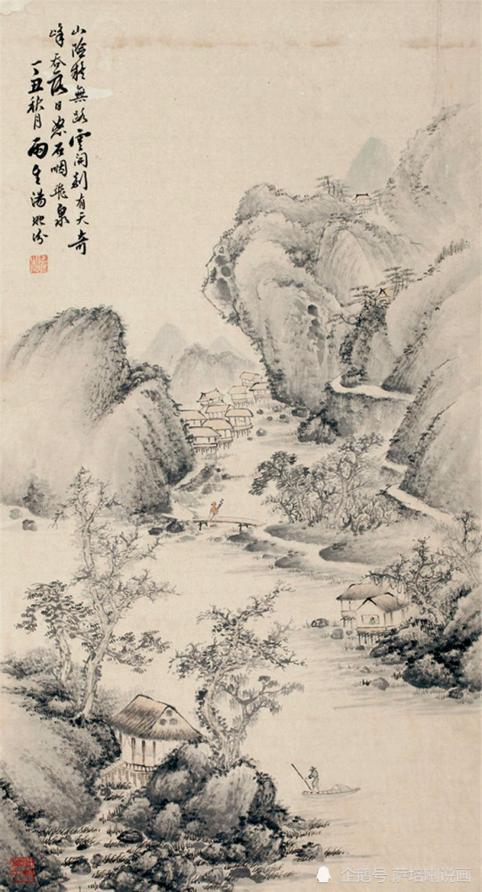 通过汤贻芬作品,说说清代山水画不被看好的三点原因