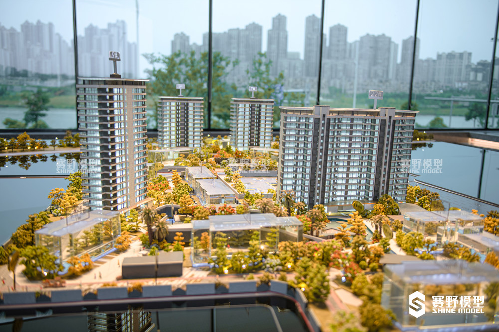赛野模型|南宁中国铁建·西派御江房地产沙盘模型