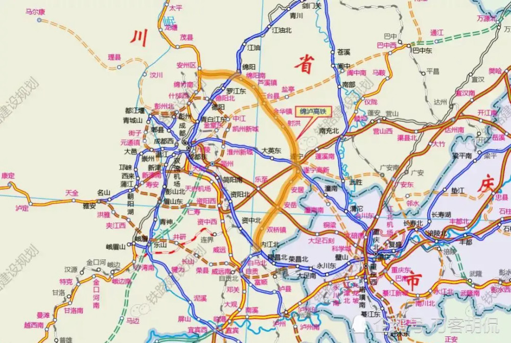 遂宁高铁-四川盆地内最躺赢的城市