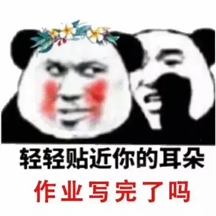 补作业表情包