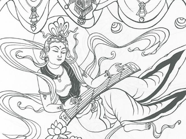 从敦煌壁画的飞天形象来看它的艺术过程是慢慢发展的