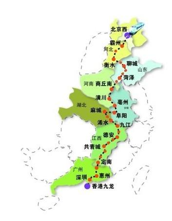 党史学习 百年瞬间|京九铁路全线通车