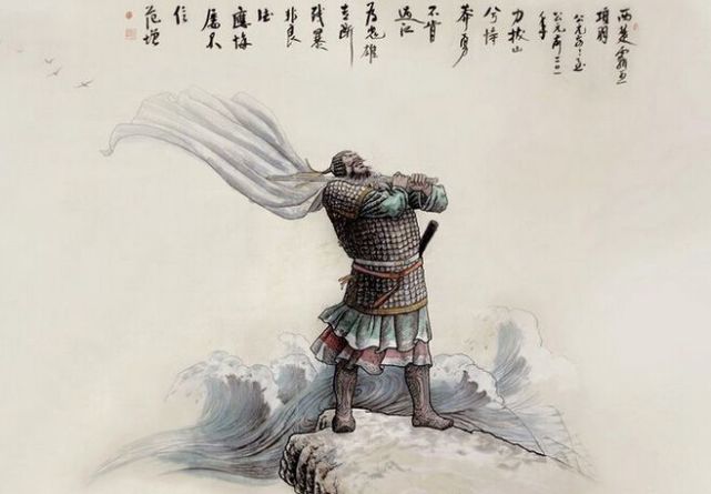故事画:项羽乌江自刎俗话说成王败寇,但项羽从未是"寇,被誉为千古无