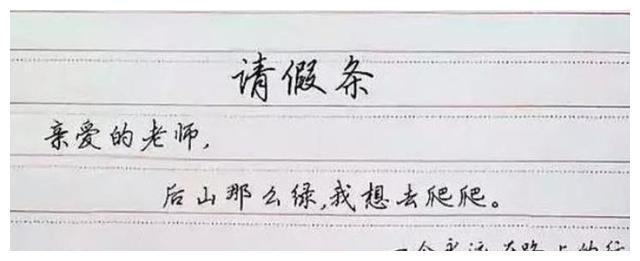 大学生花式请假条走红,辅导员看后直接批准:"等你的