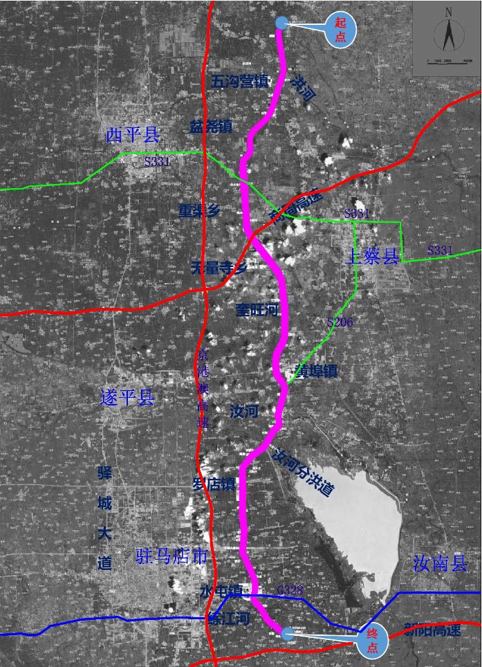 国道107移至遂平县东?改建路线图公示!途经这些地方