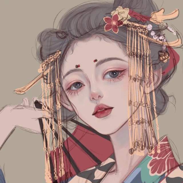 超多好看的古风女生头像任你选