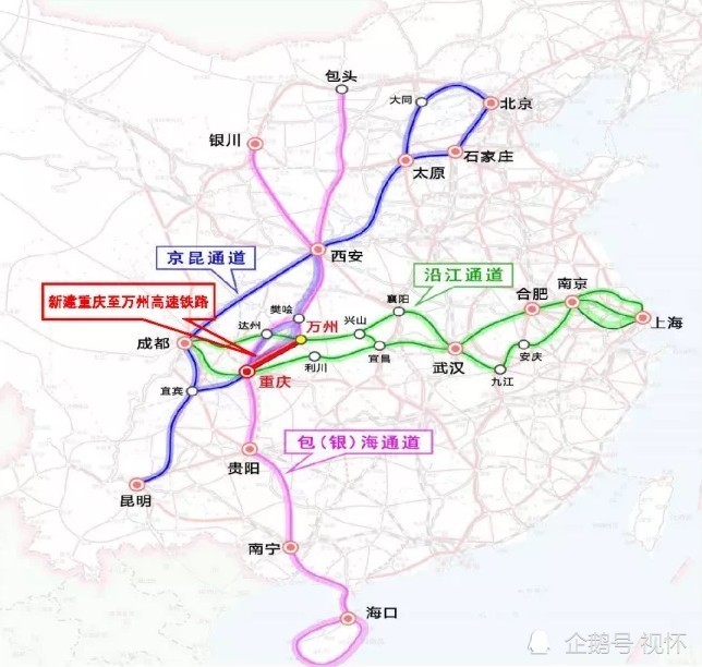 重庆4条高铁骨干线路开工倒计时!另有2条铁路也将开始