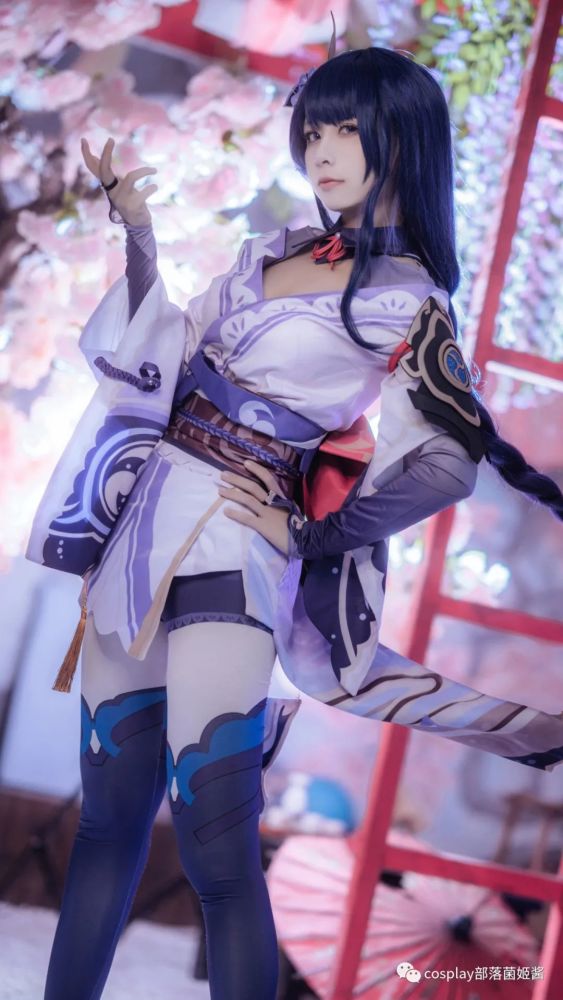 cos:原神 雷电将军cos正片@菌儿