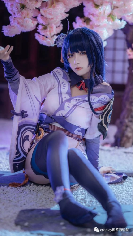 cos:原神 雷电将军cos正片@菌儿