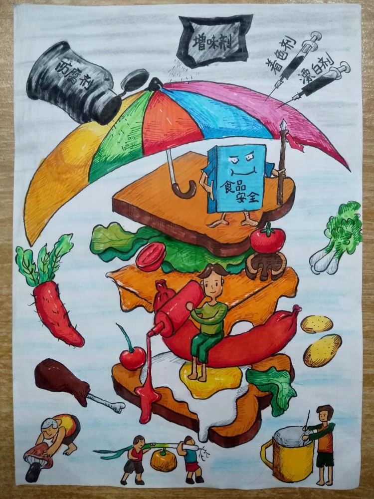 江门食安与我绘画比赛结果出炉奖项花落谁家