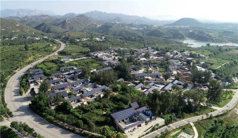 石家庄市平山县北庄村(无人机照片).