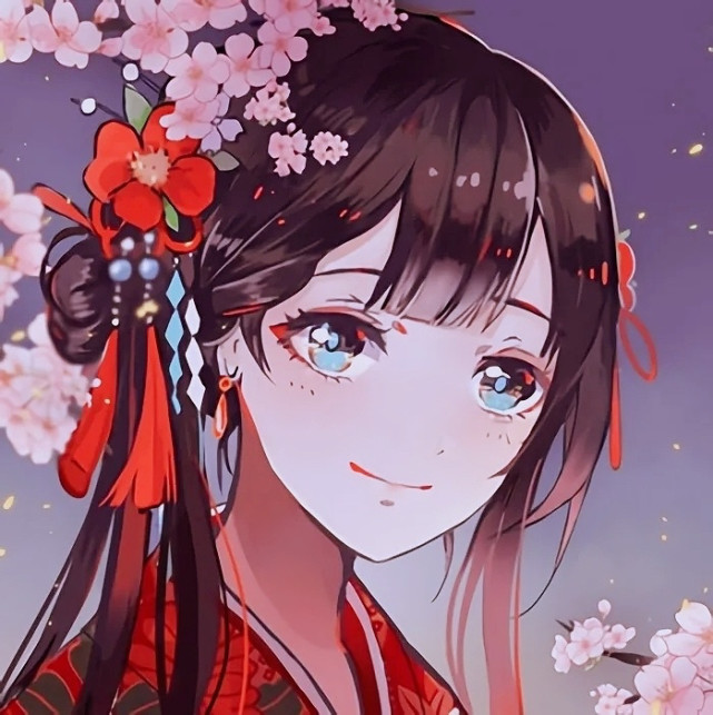 萌系稀有古风女生头像