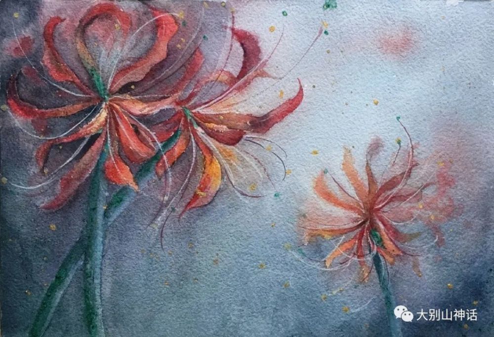 江天一色:彼岸花的联想