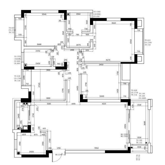 贵阳三室的改造案例,合理规划房屋动线,创建高性能舒适家居