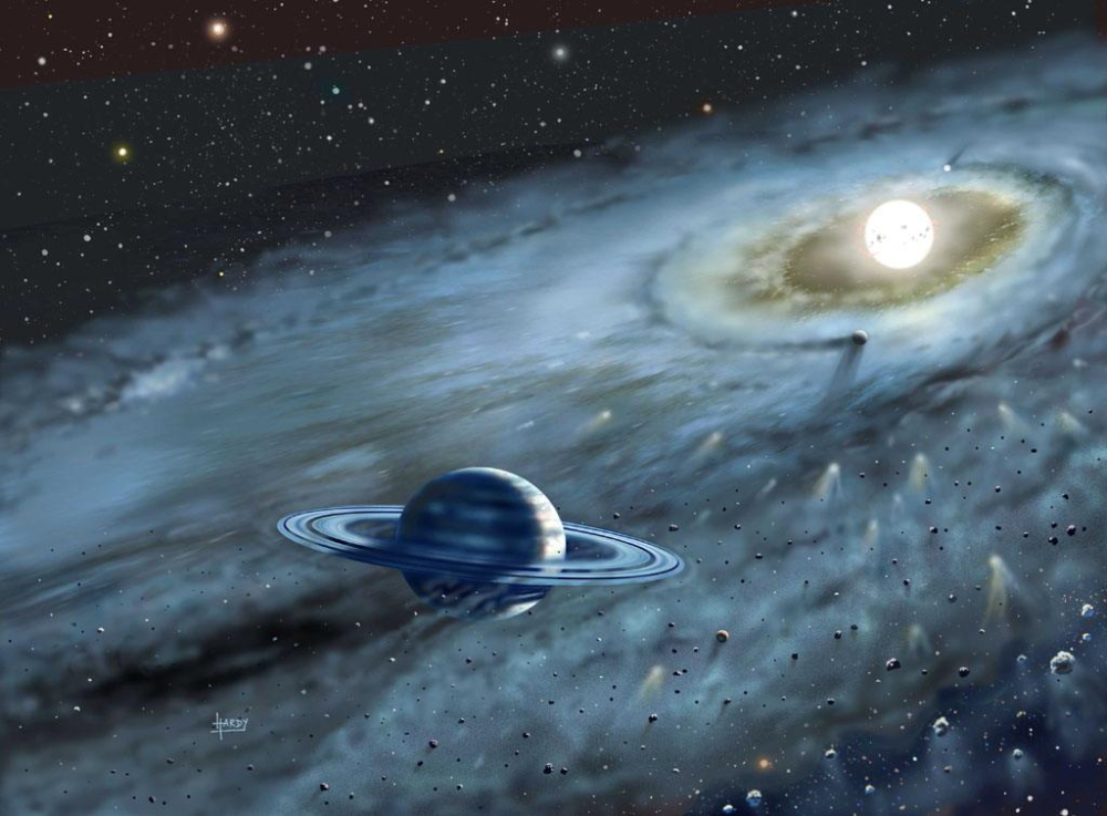 第五颗星球gj1214b,也被称为海洋行星,该星球表面有四分之三都是被