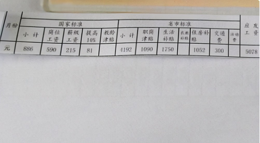 小学老师晒工资条,引起网友们的热议:老师的工资真低