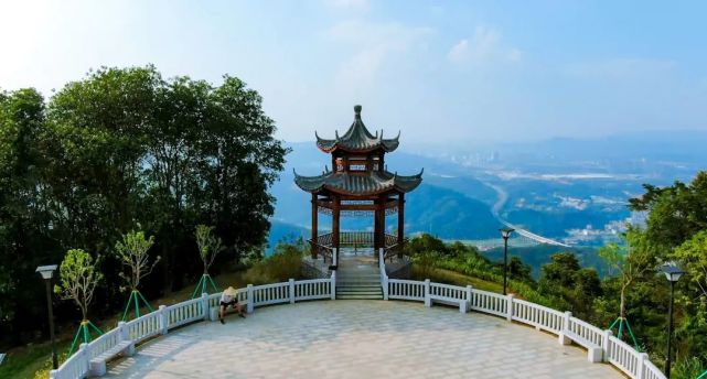 广州黄埔有座油麻山,登高望远最相宜.