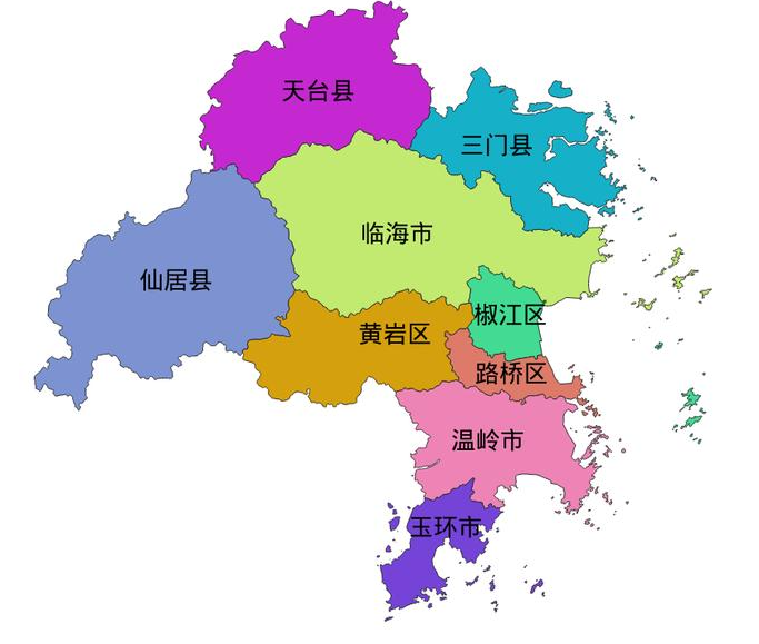 浙江省的区划调整,11个地级市之一,台州市为何有9个区县?