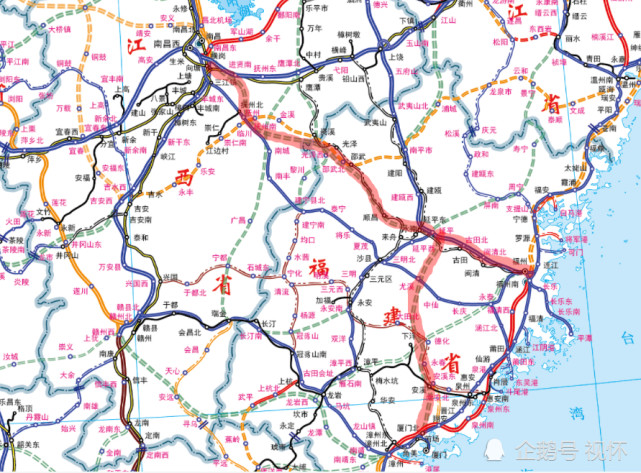 福建将推进沿海与中部高铁双贯通,这2条铁路的目标是"