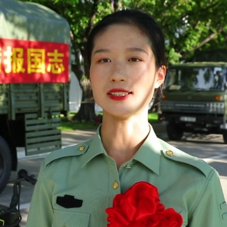 驻港情,我很庆幸能够来到驻港部队,也非常荣幸能够成为一名仪仗女兵