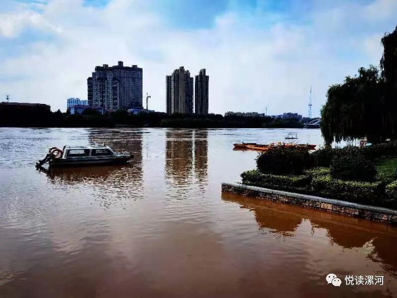 漯河沙河现今夏最高水位,昨晚洪峰安全过境