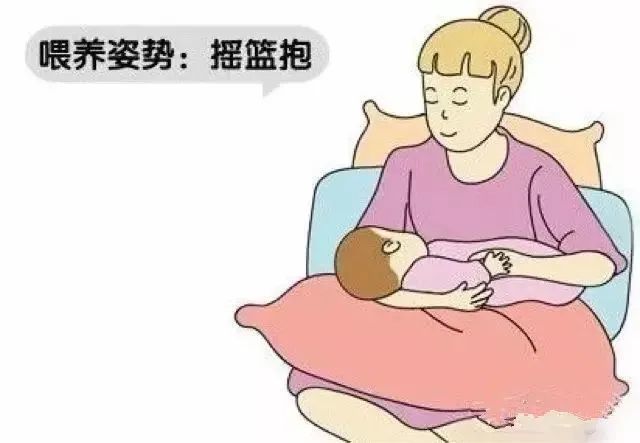 母乳喂养指导:12张图讲清,4种喂奶姿势 7种喂奶技巧