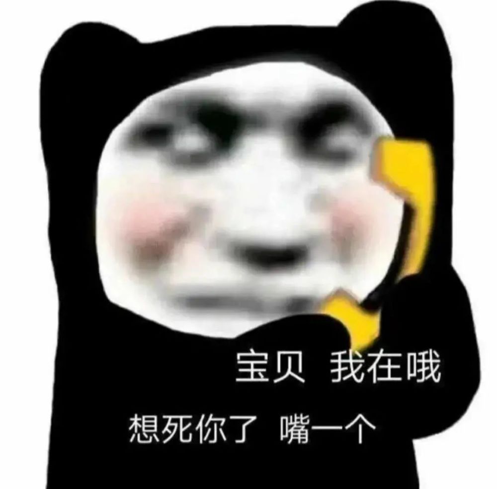 熊猫头表情包 i 承认吧 你也为我着迷!
