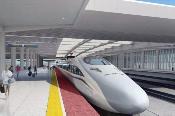 常熟迎来第二座高铁站台,站房占地面积15000㎡,力争2025年完工