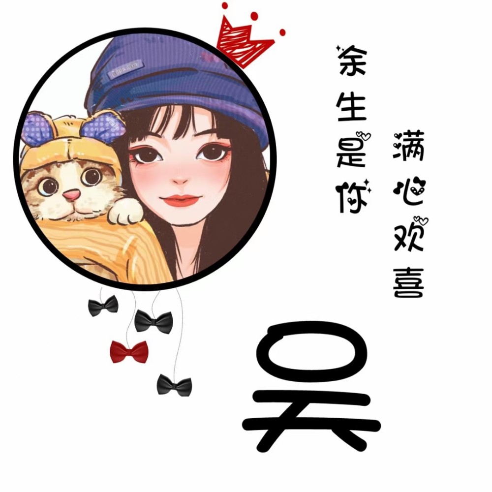 自制女生姓氏头像分享第8期