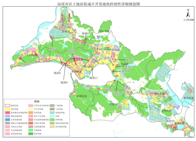 汕尾拟征地5068亩!涉凤山,东涌7大街道