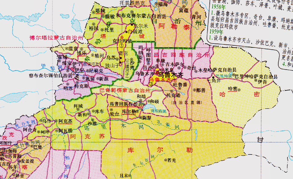 新疆的区划调整,4个地级市之一,乌鲁木齐为何有8个区县?