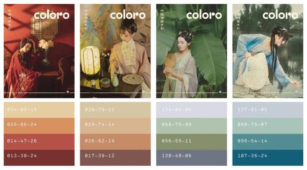 "coloro x wgsn" 21秋冬的国潮风女装这么配色就对了!