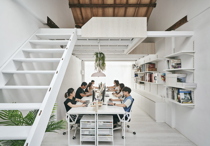 家庭式loft办公室装修设计效果图