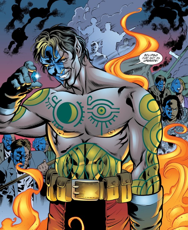 戈登,控制了无数的英雄和反派成为手下,连毁灭日和机械超人都不能幸免