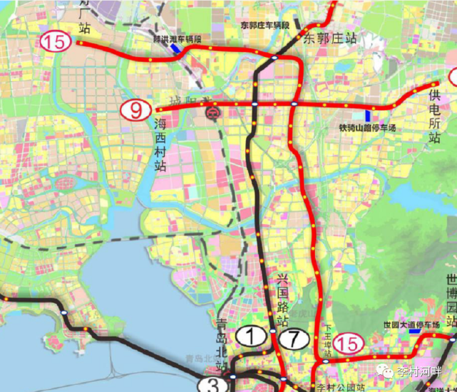 重磅8号线支线10个站点线路图公布途经胶州