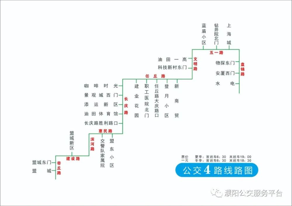 濮阳最新公交线路图汇总,再也不怕搭错车!