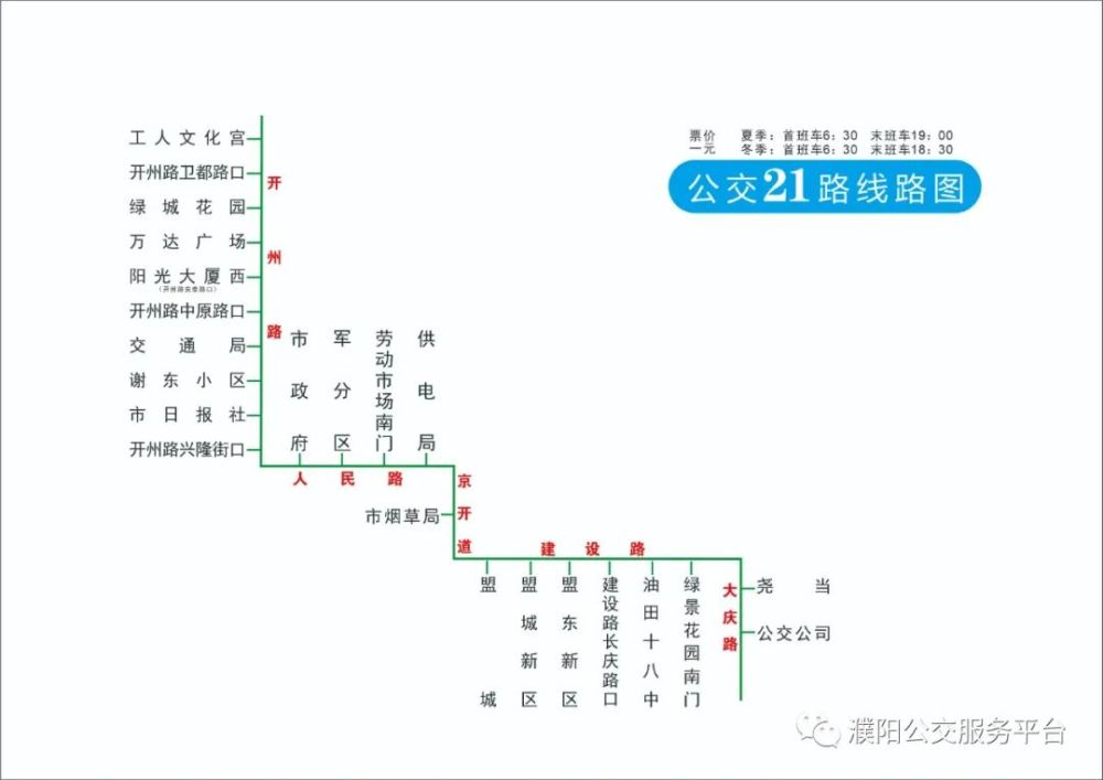 濮阳最新公交线路图汇总,再也不怕搭错车!