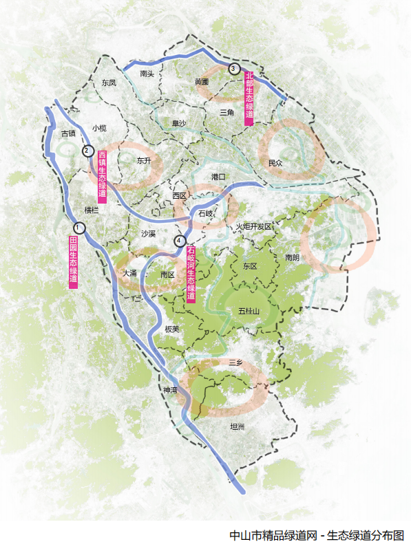 65公里!环五桂山超长云道曝光!中山要建15条绿道