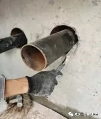 刚性防水套管的制作及封堵:标准做法示例