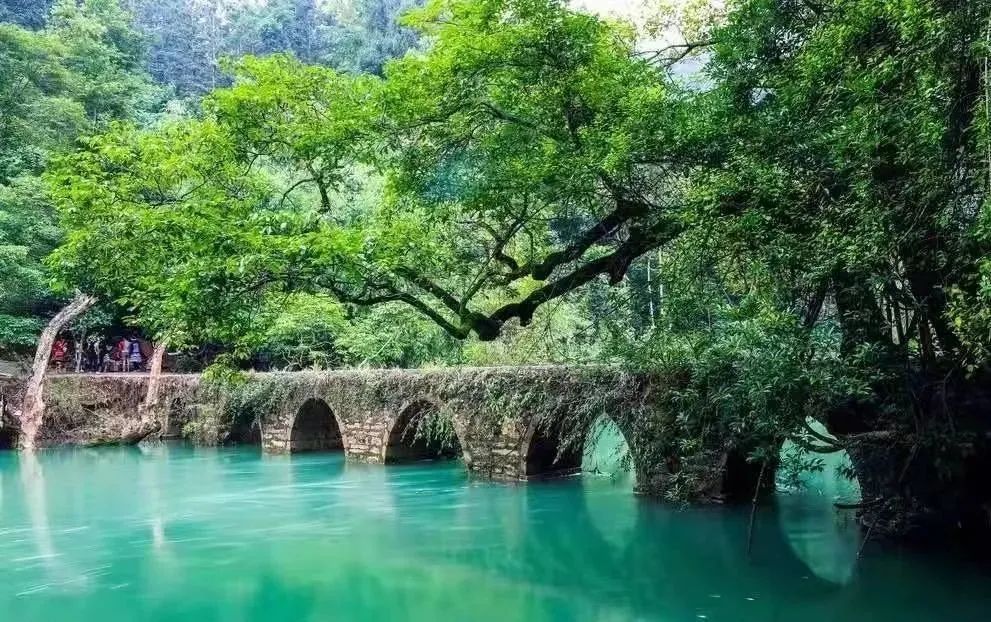 徐凯的诗马岭河峡谷荔波小七孔