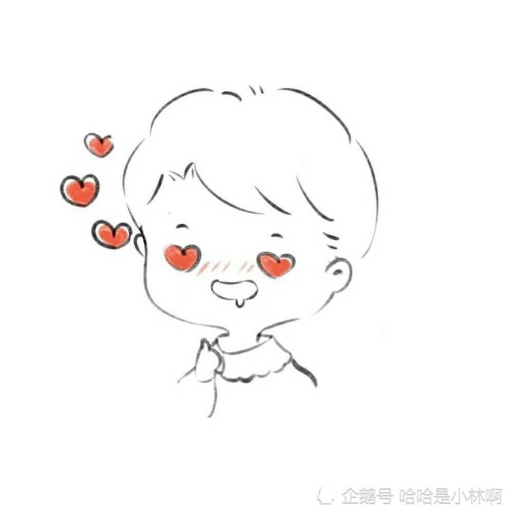 简笔画小人头像1