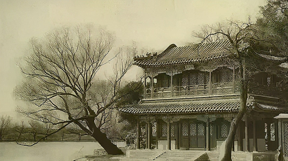 清末的北京西苑瀛台