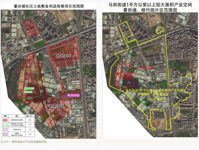 第一站,一起走进由马田街道牵头推进的"薯田埔连片产业用地整备项目.