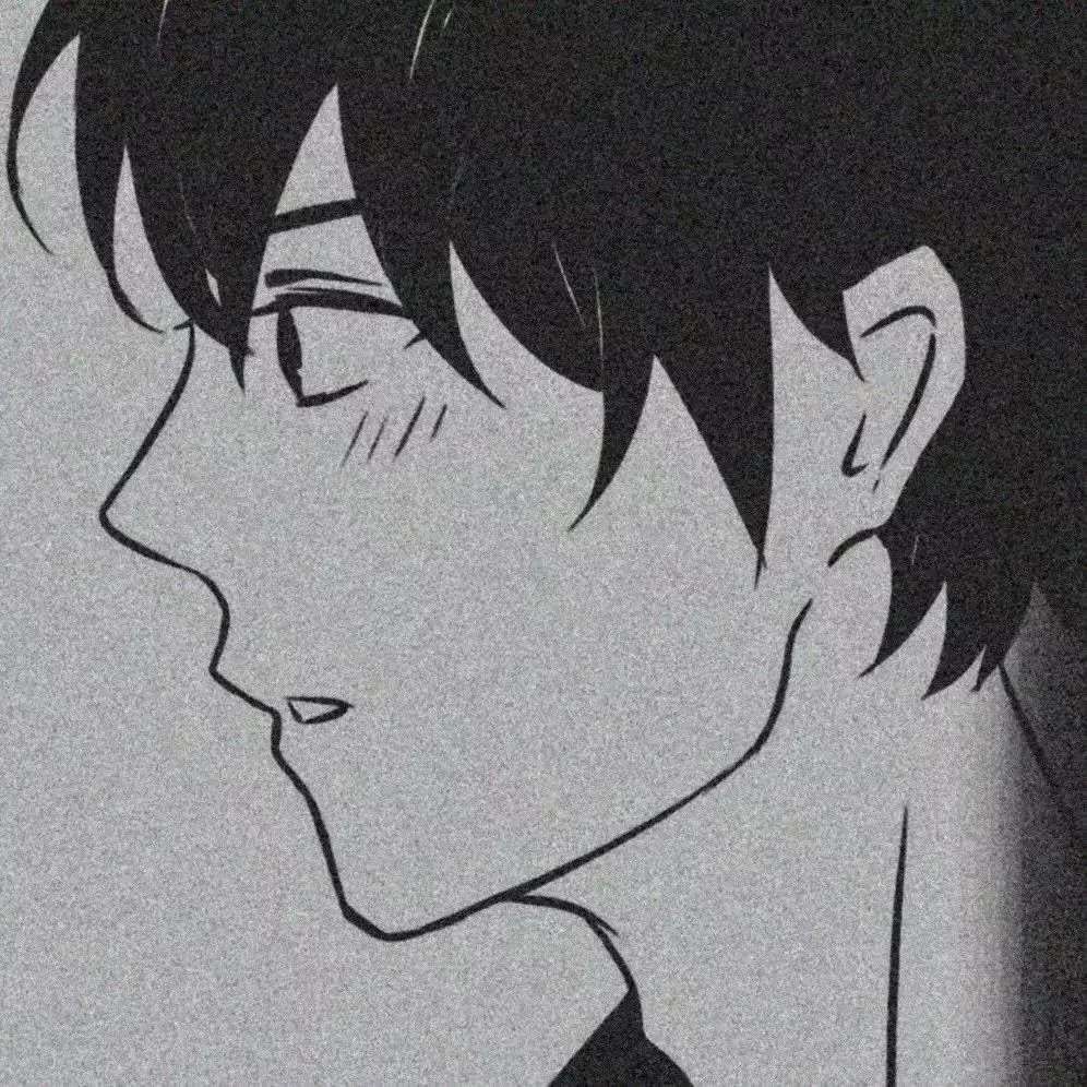 "黑白动漫情头"