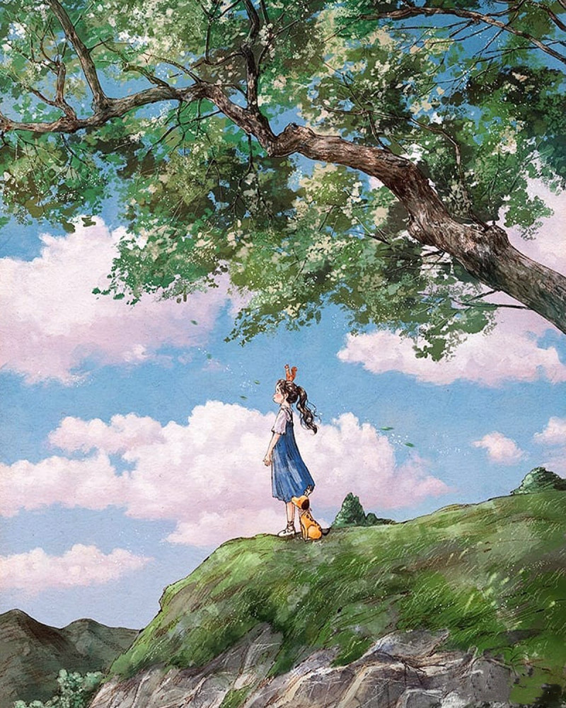 森林女孩已经成为我的标志性风格也是我思想中的挚爱埃波尔
