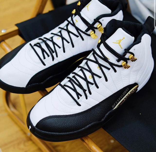 "金扣"平替!全新aj12"royalty"发售跳票!|airjordan|黑白